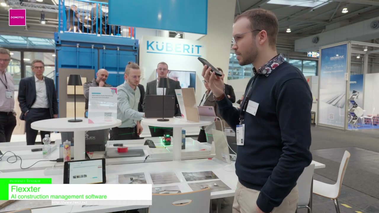ซอฟต์แวร์บริหารจัดการงานก่อสร้างด้วย AI – Flexxter [DOMOTEX 2026- Home of Flooring & Interior Finishing]
