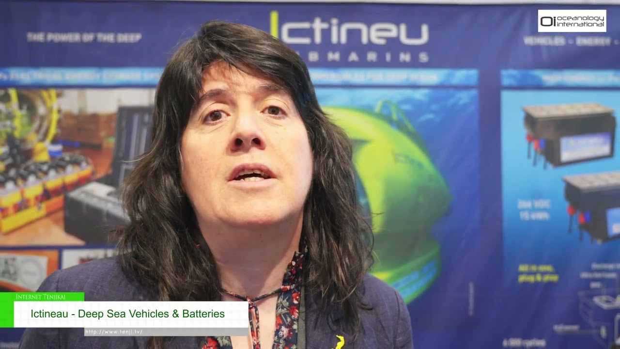 ยานพาหนะและแบตเตอรี่สำหรับสำรวจใต้ทะเลลึก – Ictineu [Oi 2026 – Oceanology International]