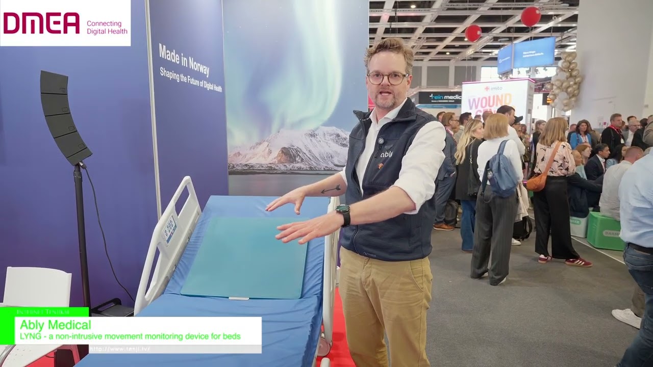 LYNG อุปกรณ์ตรวจสอบการเคลื่อนไหวแบบไม่รบกวนสำหรับเตียงนอน – Ably Medical [DMEA 2026 – Time to Connect Digital Health]