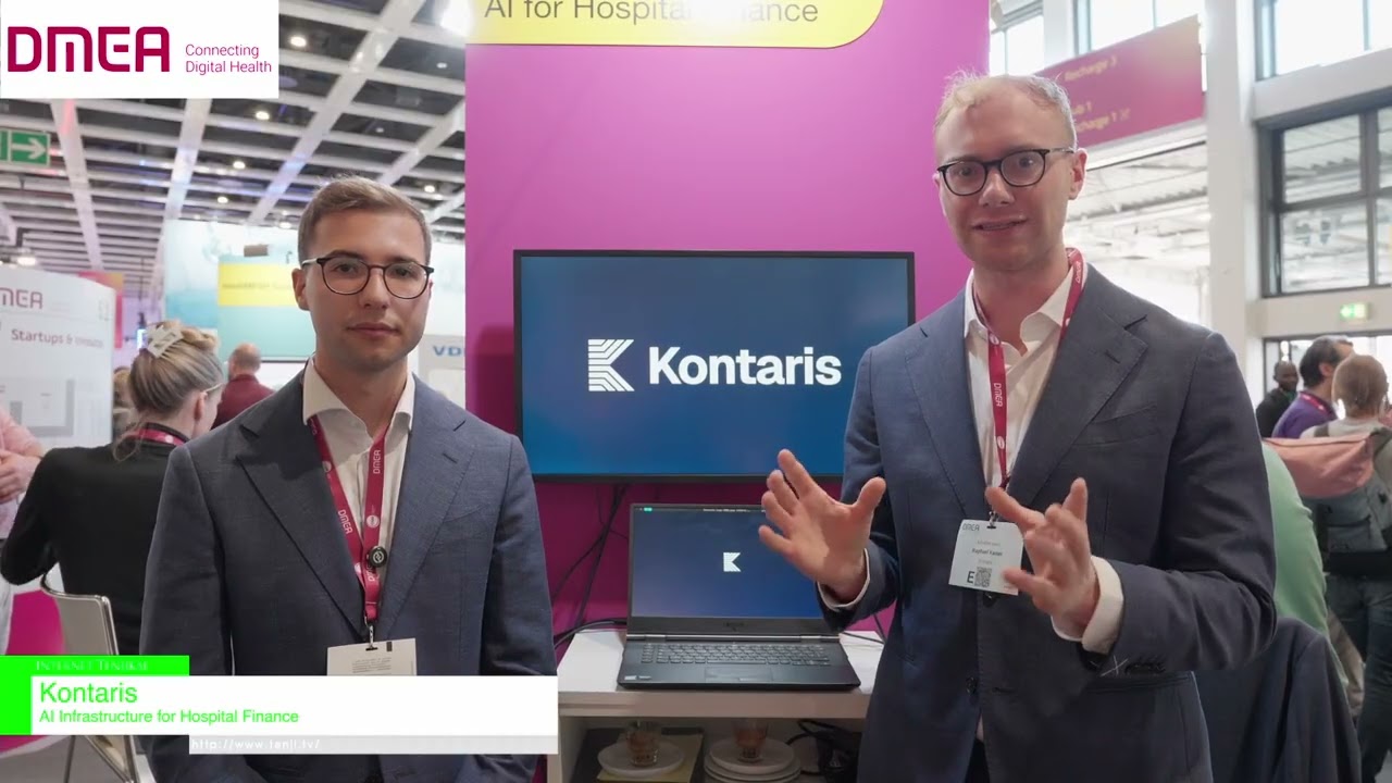 โครงสร้างพื้นฐาน AI สำหรับการเงินของโรงพยาบาล – Kontaris [DMEA 2026 – Time to Connect Digital Health]
