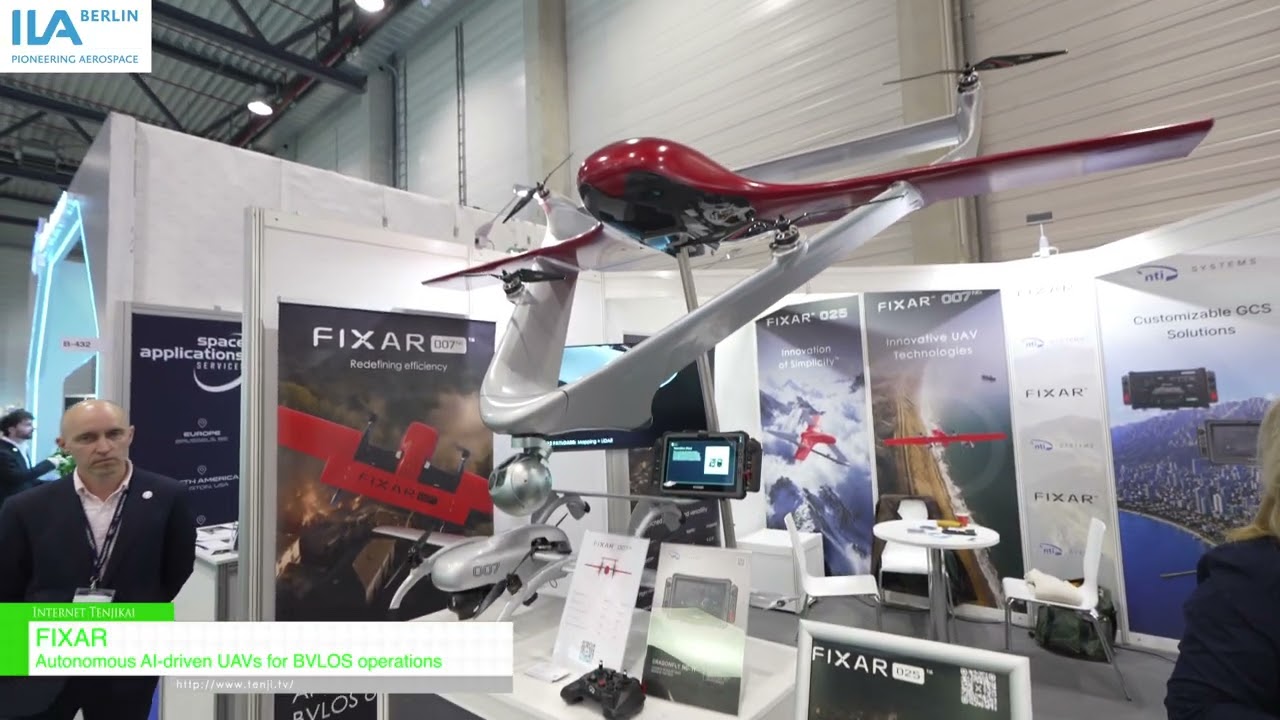 โดรนไร้คนขับที่ขับเคลื่อนด้วย AI สำหรับปฏิบัติการนอกระยะสายตา – FIXAR [ILA Berlin 2026]